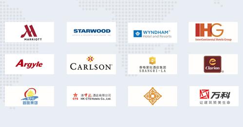 金马科技众多酒店管理集团与商业地产公司合作伙伴
